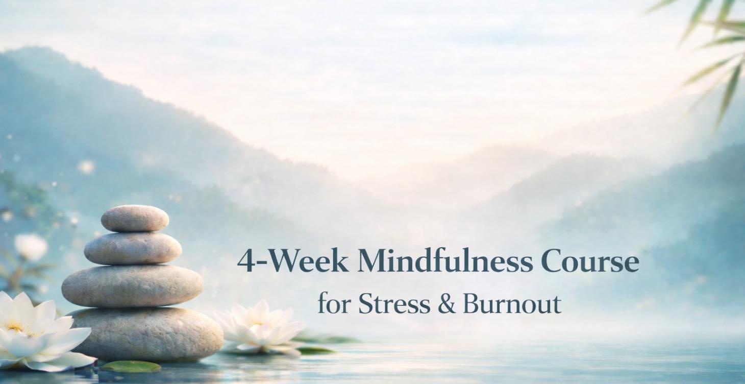 4 Week Mindfulness Course for stress and burnout
