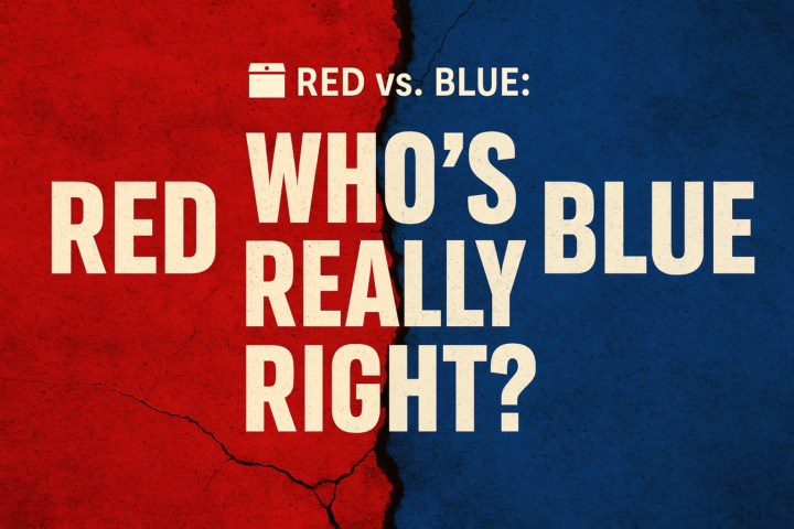 📈📉RED vs. BLUE: WHO’S REALLY RIGHT?