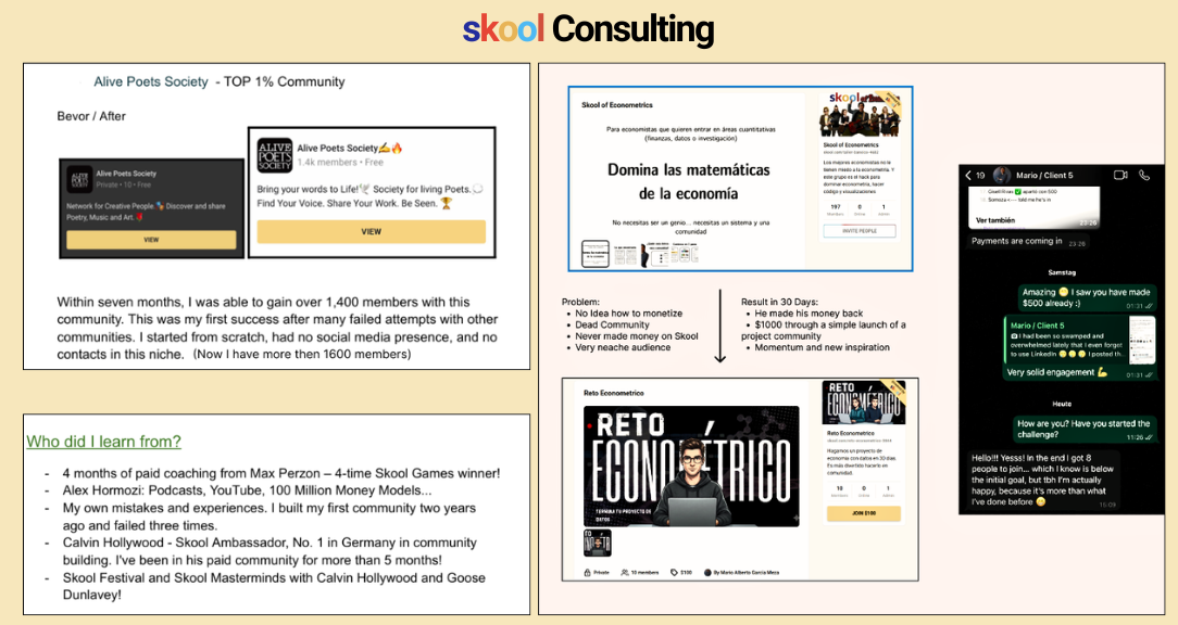 1:1 Skool Consulting⭐🚀