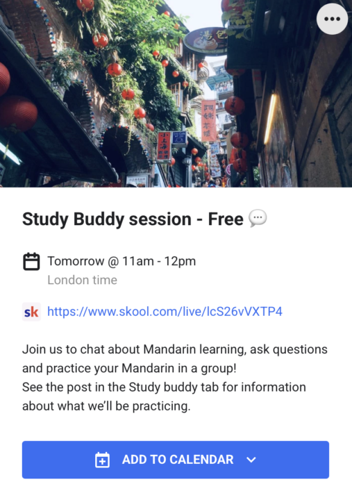 Mandarin Practice Q&A This Saturday @ 11am GMT — Speaking & Listening Practice