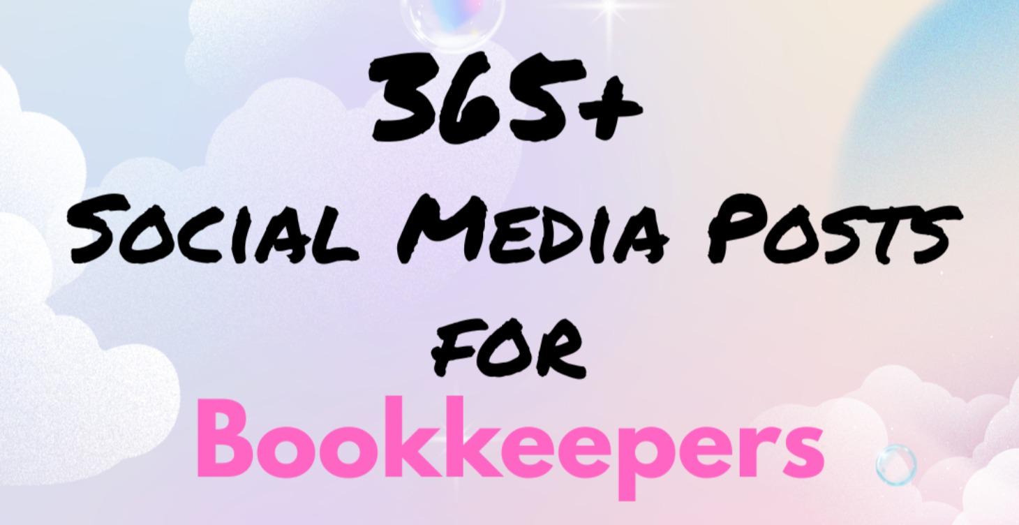 Social Media Posts for Bookkeepers