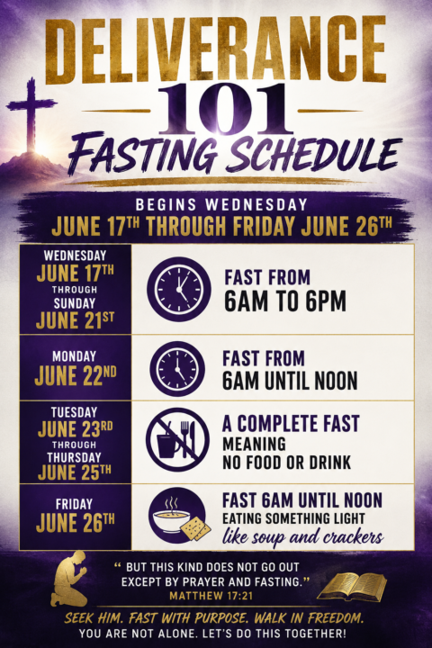 June Fasting Schedule 
