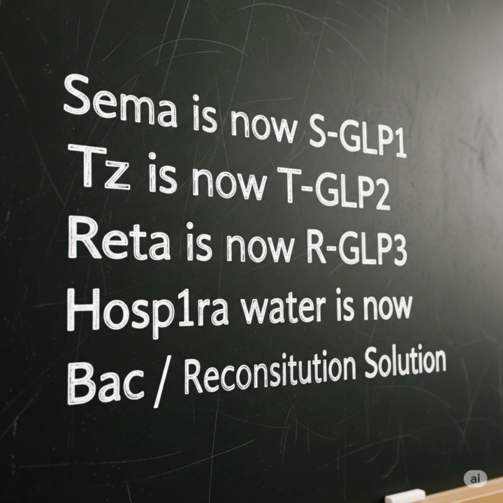 Reminder of renamed GLPs