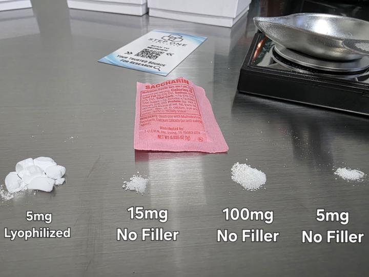 Lypholized vs Not Lypholized Weight 
