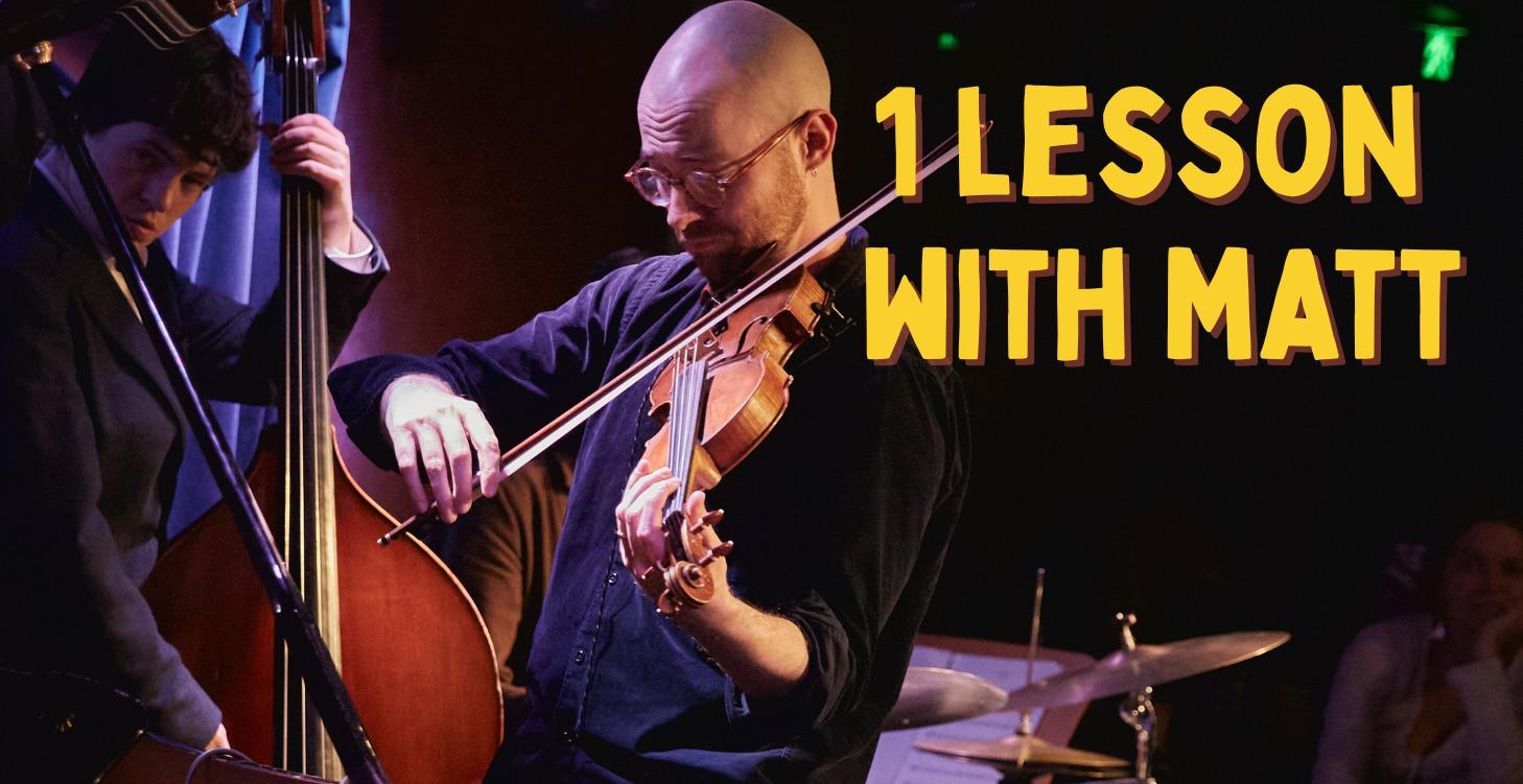 1 lesson with Matt (one purchase only)