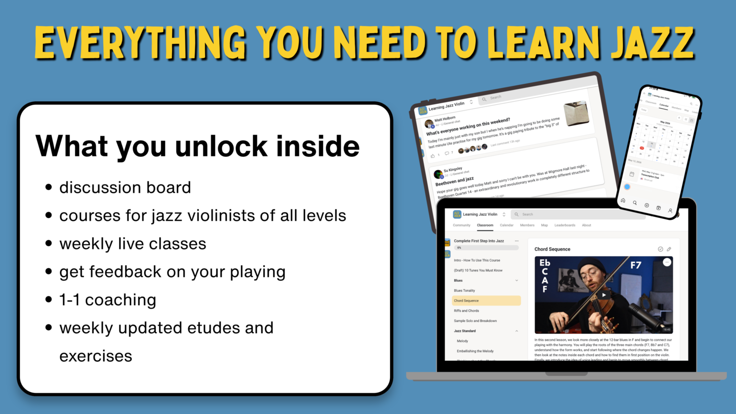 Learning Jazz Violin