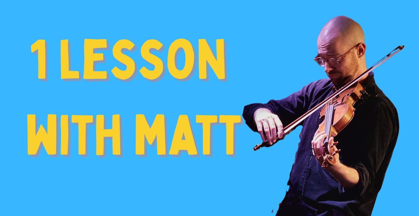 1-1 lesson with Matt (one purchase only)