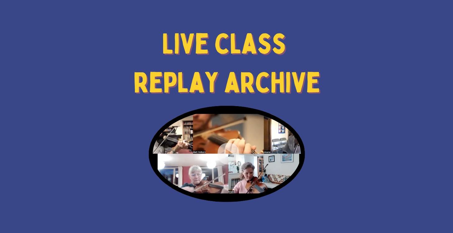 Live Classes Replay Archive