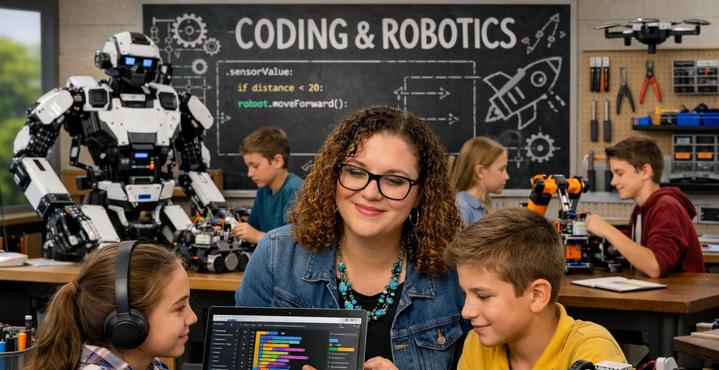 Coding and Robotics 3rd-4th Grade Gifted Students