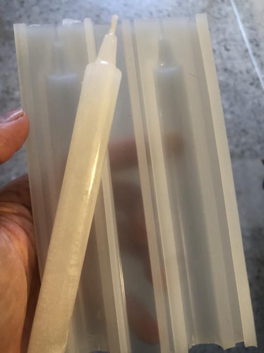 Primera creación de velas. 