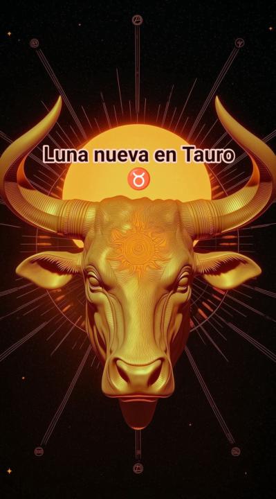 LUNA NUEVA EN TAURO 🩷🐂♉
