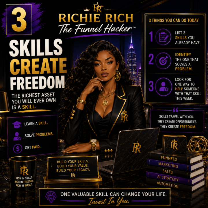 The Skills You Learn Today Create The Freedom You Want Tomorrow