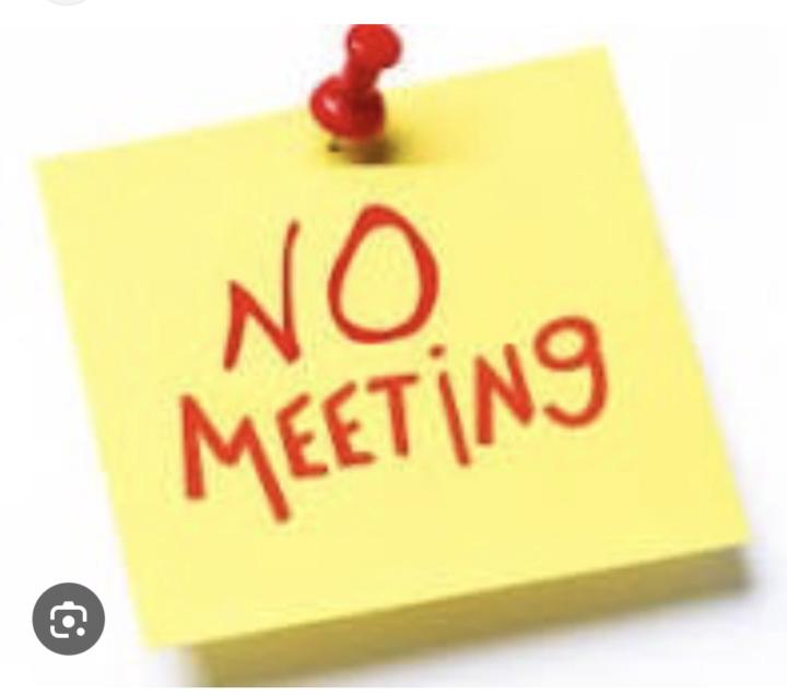 No Meetup Today!