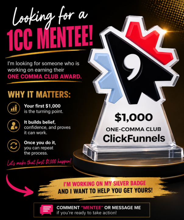 Looking for a Funnel Builder Mentee 🏆