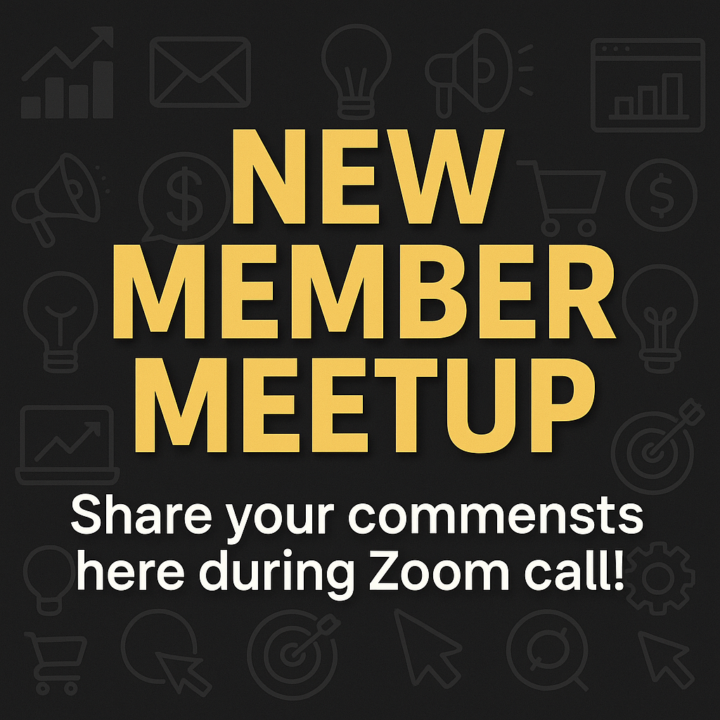 New Member Meetup Chat #1 💬 