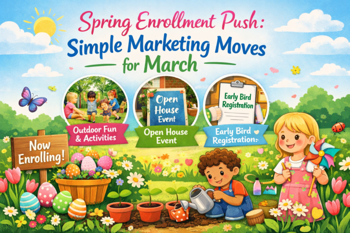 🌷 Childcare Owners: March is when parents start looking for care.