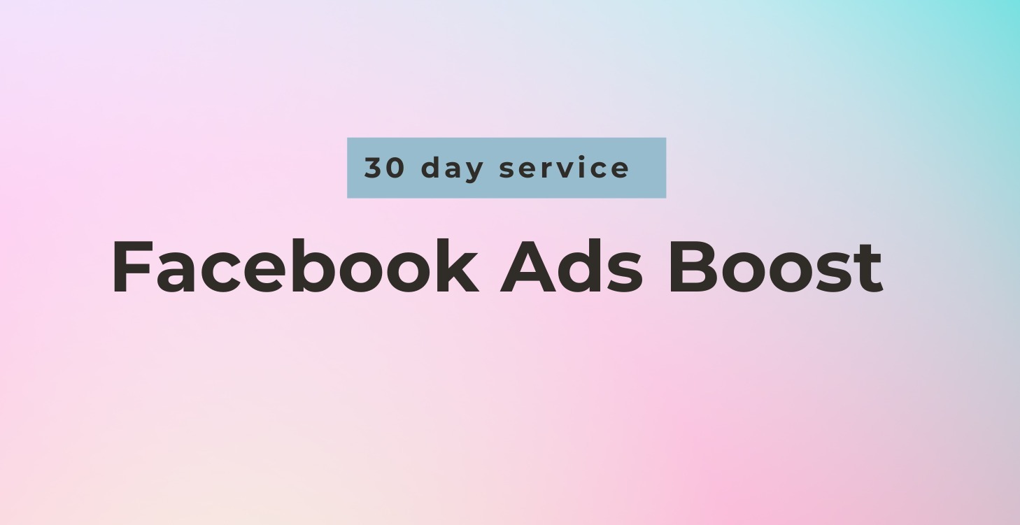 Facebook Ads Boost