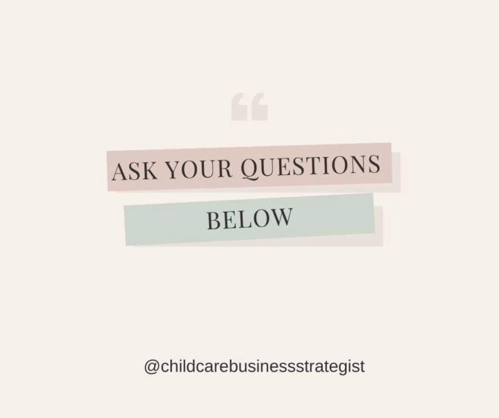 Childcare owners, what’s your biggest marketing question right now? Drop it below 👇