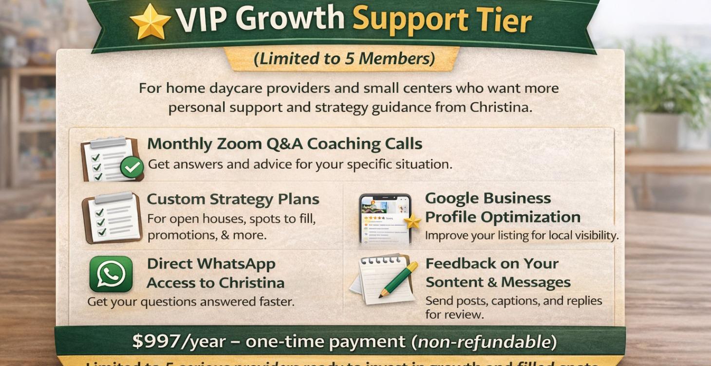 🌟 VIP Growth Support Tier