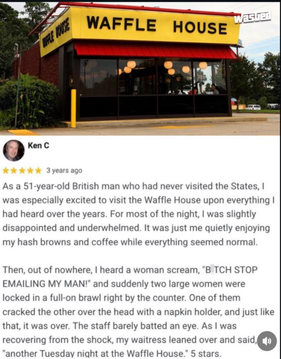 Awesome Waffle House Review