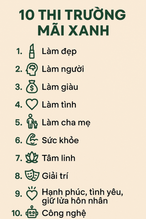 Muốn có thu nhập thụ động bền vững, phải gieo mầm trên đất mãi xanh.