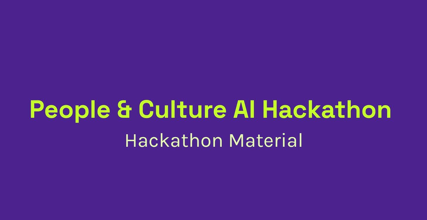 People & Culture AI Hackathon - Jan 27, 2026