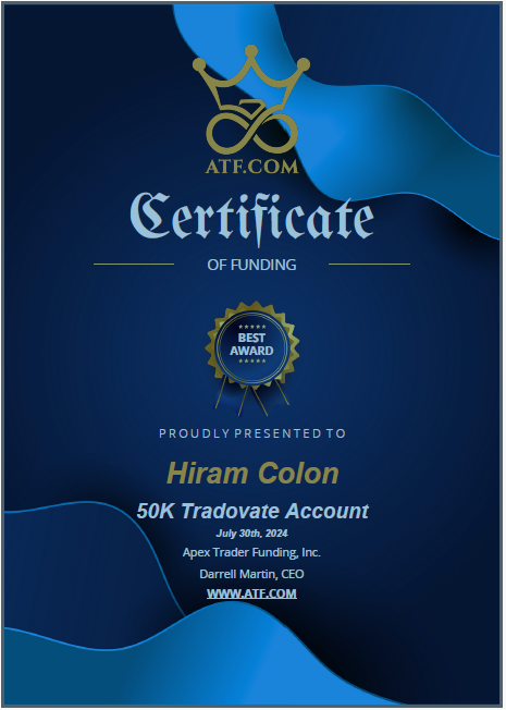 1st EA Account Passed.