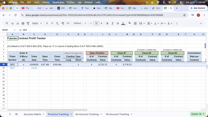 profit trading question