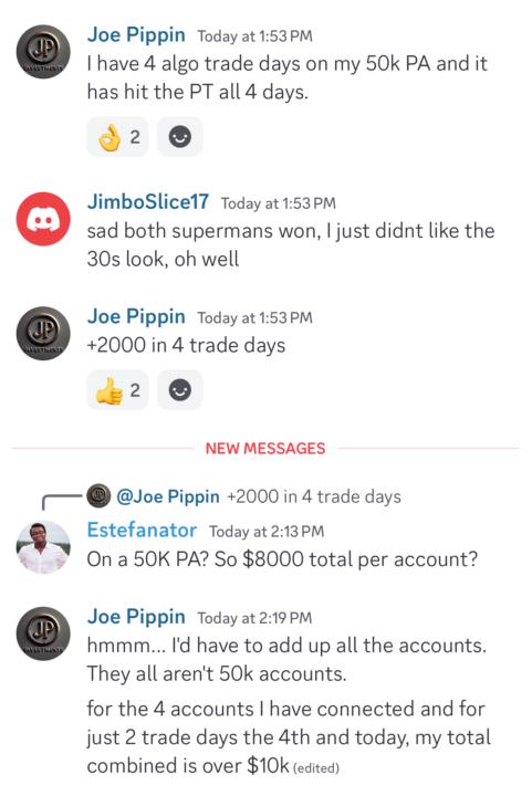 Automated Day Trading Algo had a day 🫡