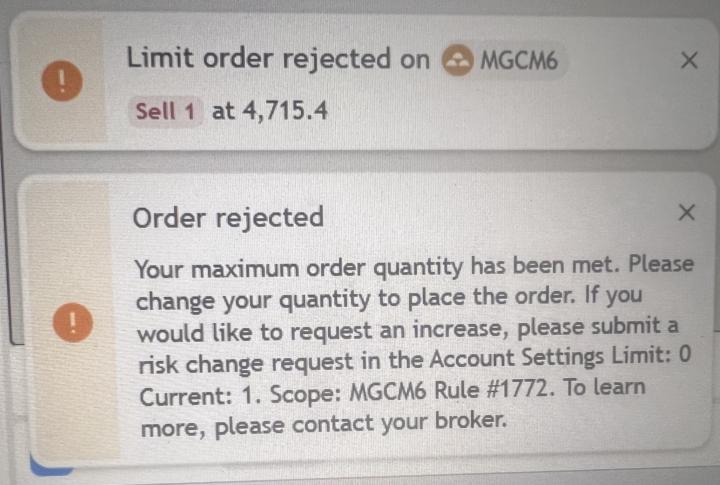 Reject order 