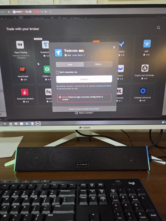 Trading View to Tradovate Connection