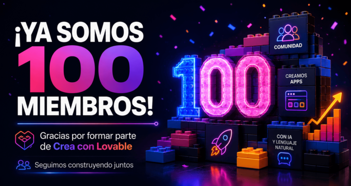 ¡Ya somos +100 miembros!