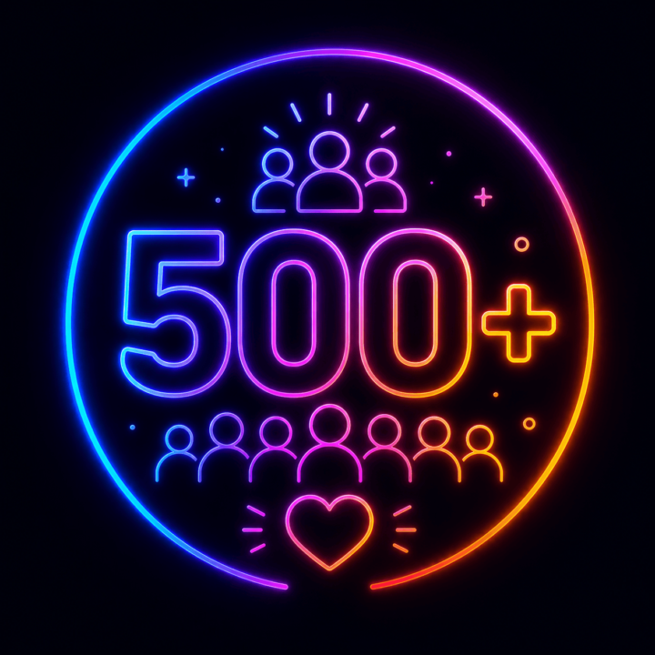 ¡Más de 500!