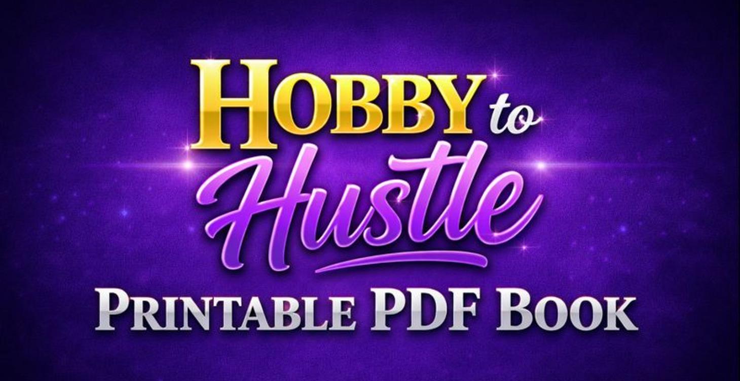 Hobby to Hustle Printable PDF Book