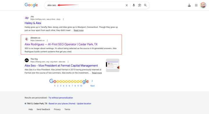 Drop the "Rodriguez" 