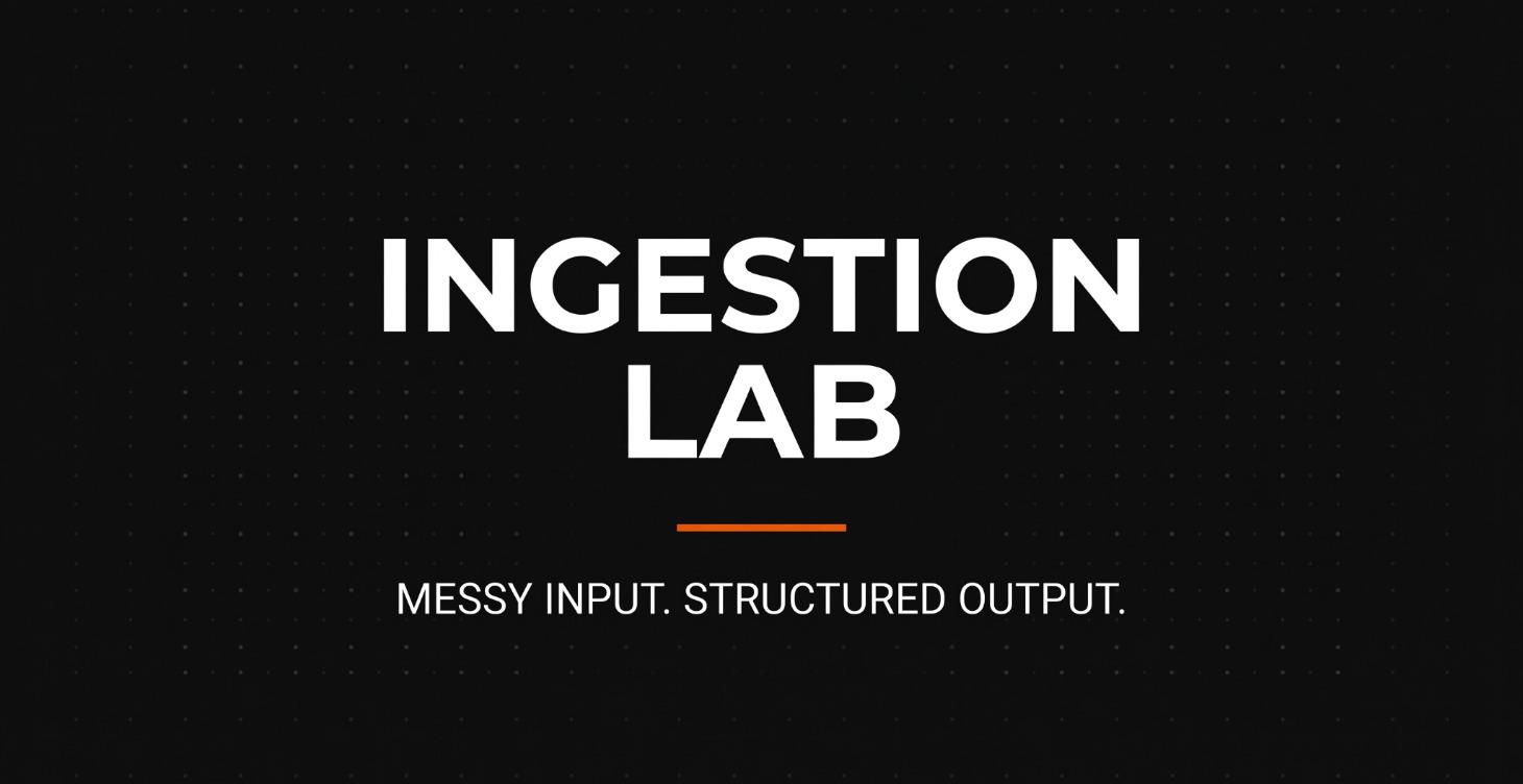 Ingestion Lab