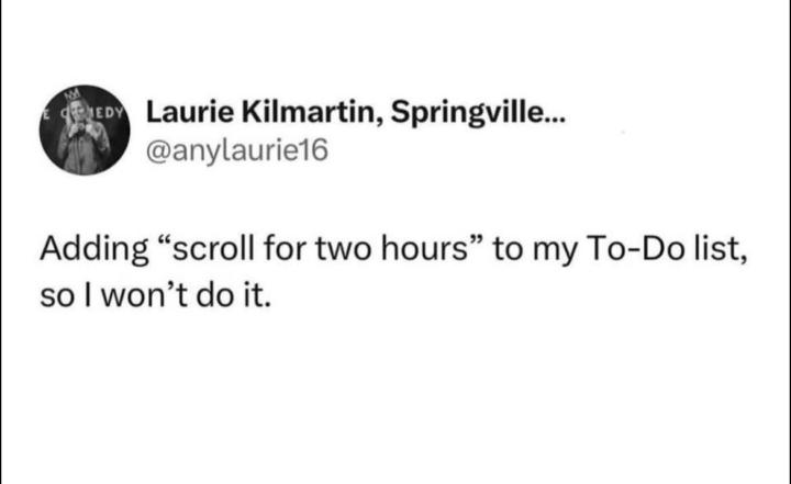 I'm doing the YouTube! And you? 