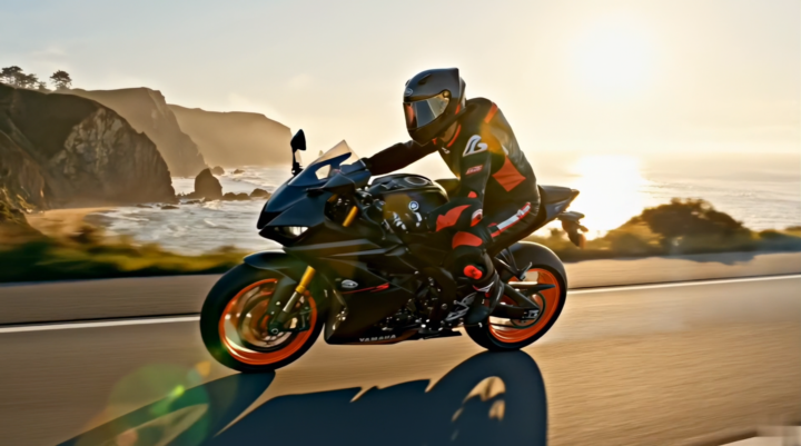This Cinematic Motorbike Ad created with just one AI tool