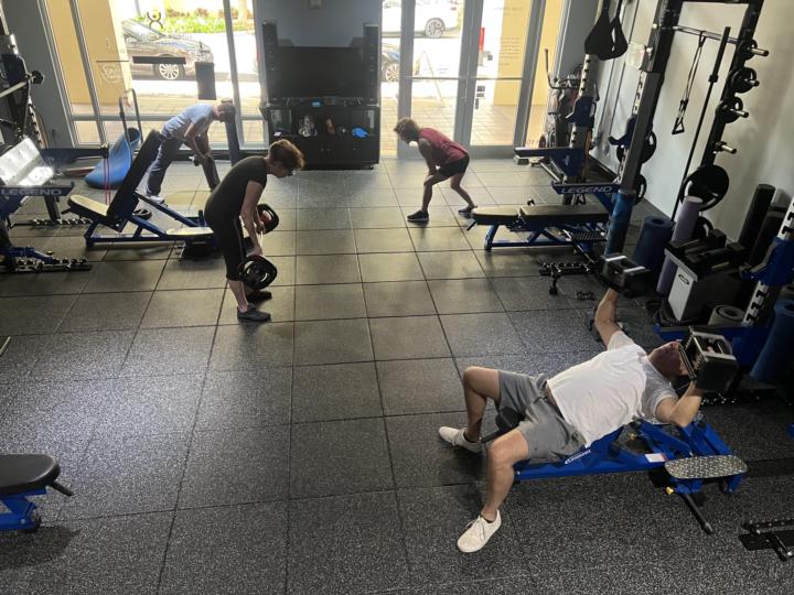 My personal training studio. 