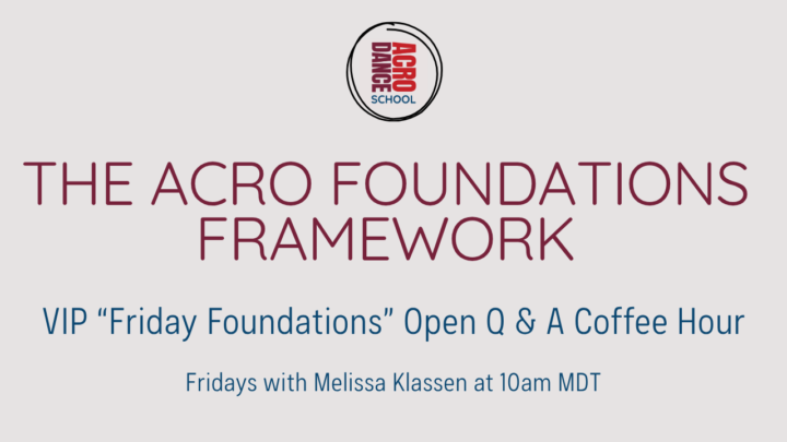 Friday Foundations Call Tomorrow