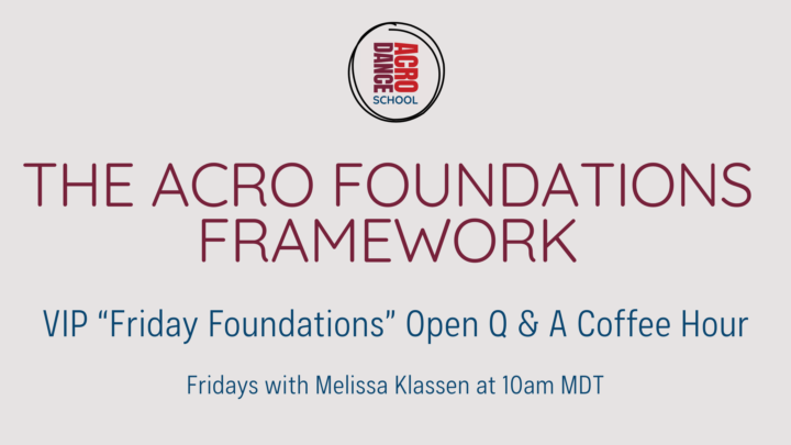 "Friday Foundations" Open Q & A Today!