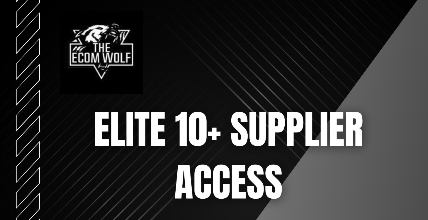 3. Elite 10+ Suppliers Access