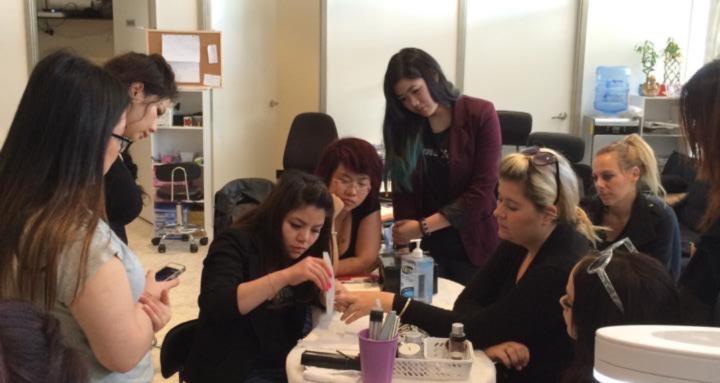 Nails training with Yen Ryall