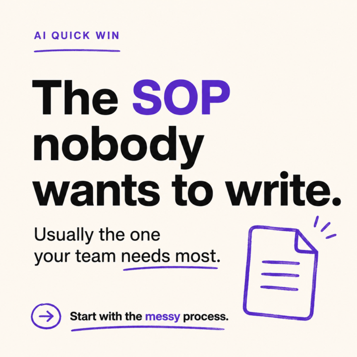 The SOP Nobody Wants to Write