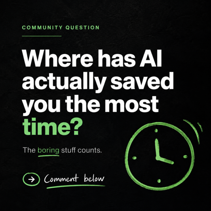 Where Has AI Actually Saved You Time?