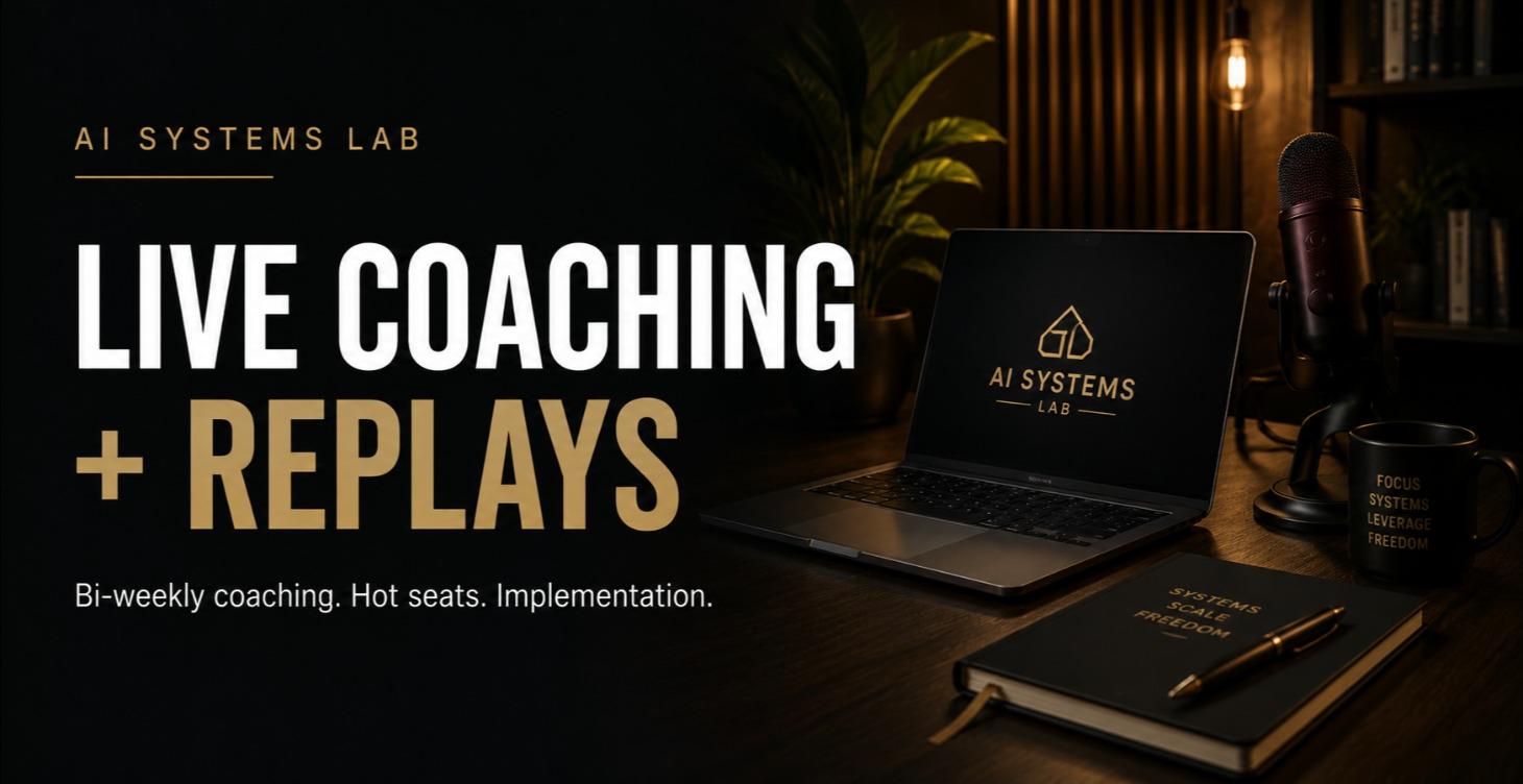 Live Coaching + Replays