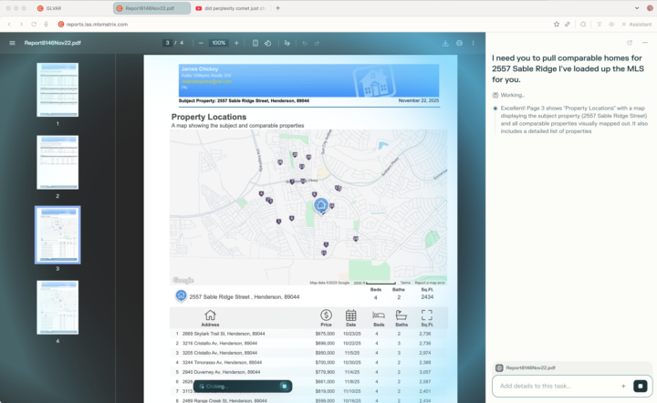 Using Comet to Pull Comps for RE Agents