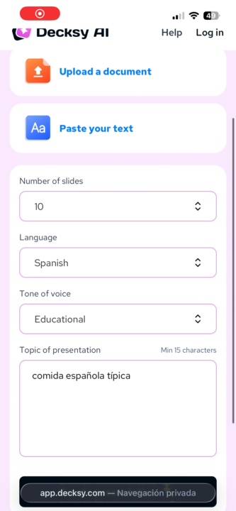 PRESENTACIONES CON IA