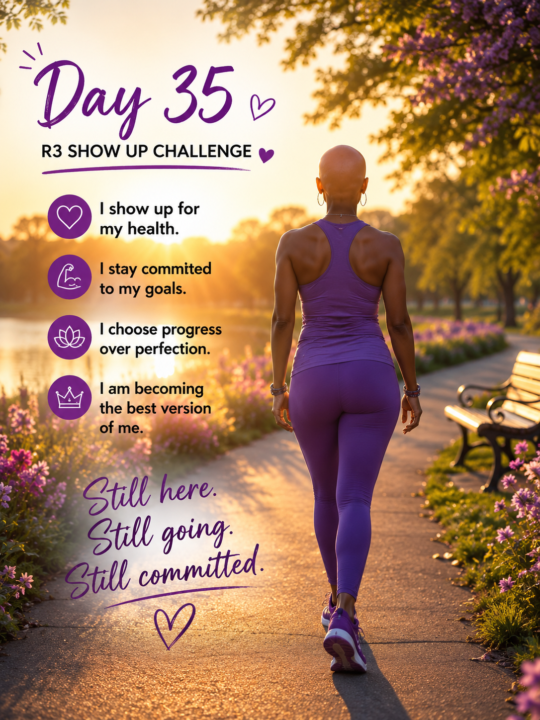Day 35 • R3 Show Up Challenge 💪🏾