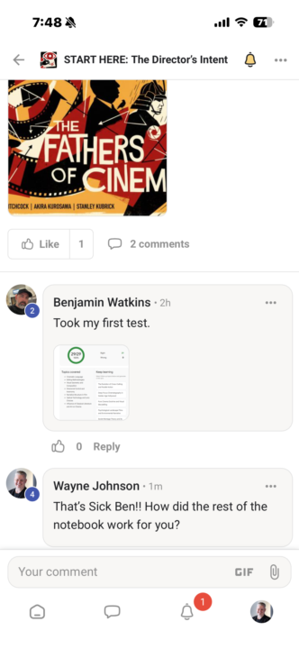 Our first test taker was Ben!!! 